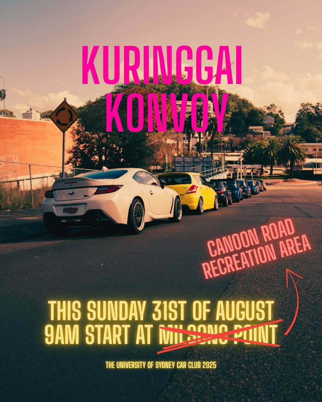 Kuringgai Konvoy — car meet in Sydney, NSW on Sunday 31 August 2025