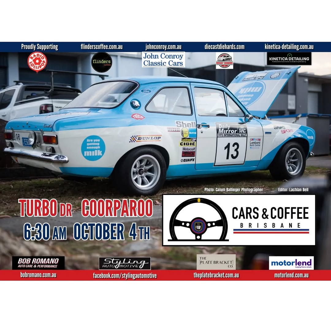 Cars & Coffee Brisbane — car meet in Brisbane, QLD on Saturday 4 October 2025