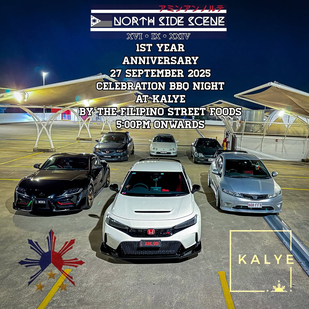 1st Year Anniversary Celebration BBQ Night — car meet in Brisbane, QLD on Saturday 27 September 2025