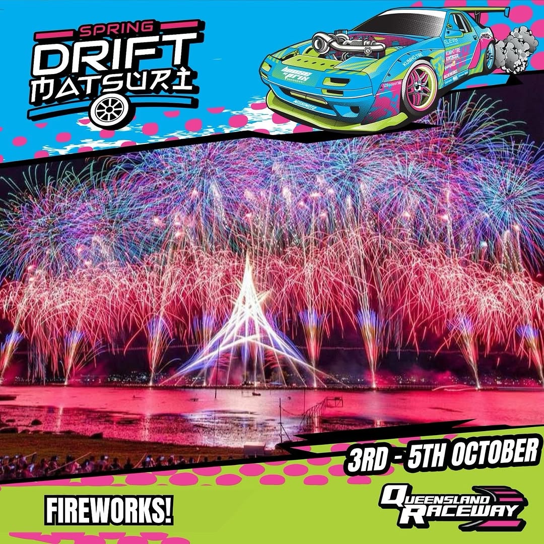Spring Drift Matsuri — car meet in Brisbane, QLD on Friday 3 October 2025