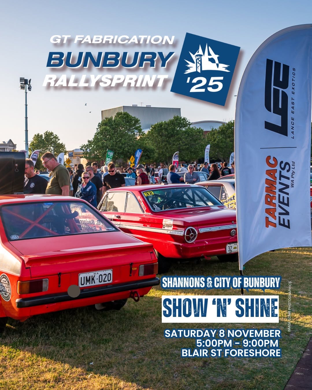 Shannons & City of Bunbury Show 'N' Shine — car meet in Bunbury, WA on Saturday 8 November 2025