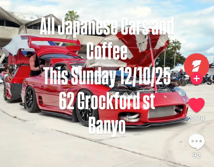 All Japanese Cars and Coffee — car meet in Brisbane, QLD on Sunday 12 October 2025