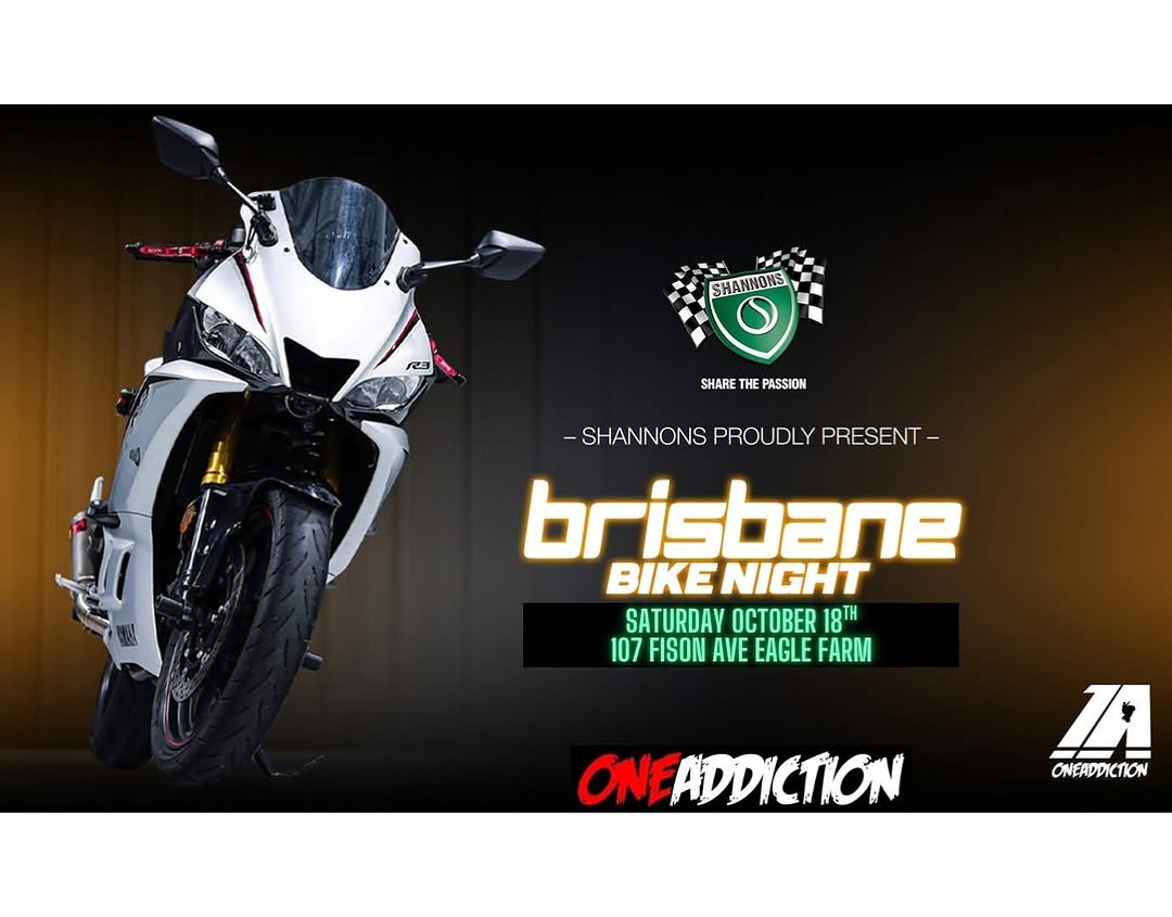 Brisbane Bike Night — car meet in Brisbane, QLD on Saturday 18 October 2025