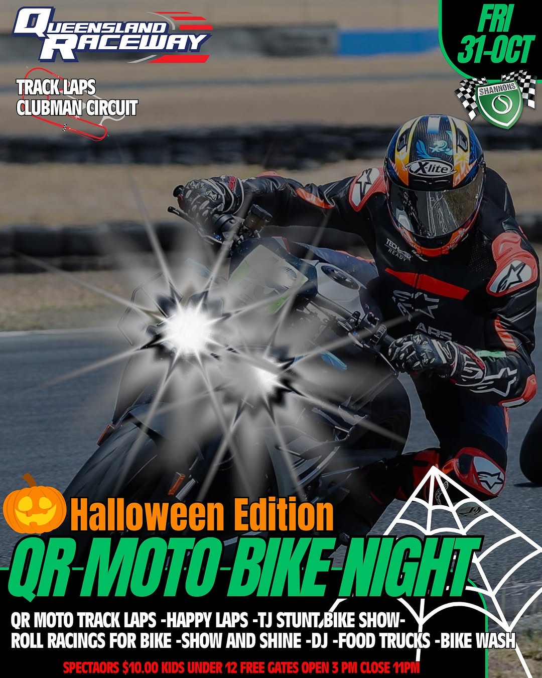QR Moto Bike Night — car meet in Brisbane, QLD on Friday 31 October 2025