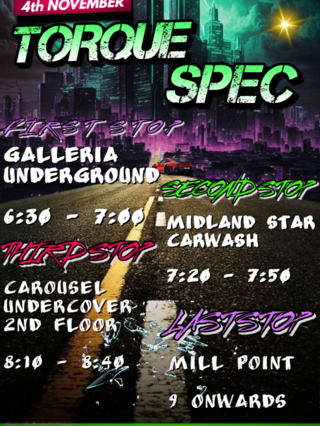 Torque Spec Cruise — car meet in Perth, WA on Tuesday 4 November 2025