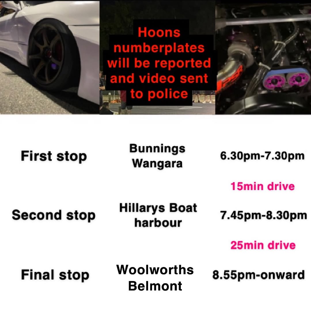 Car meet — car meet in Perth, WA on Monday 10 November 2025