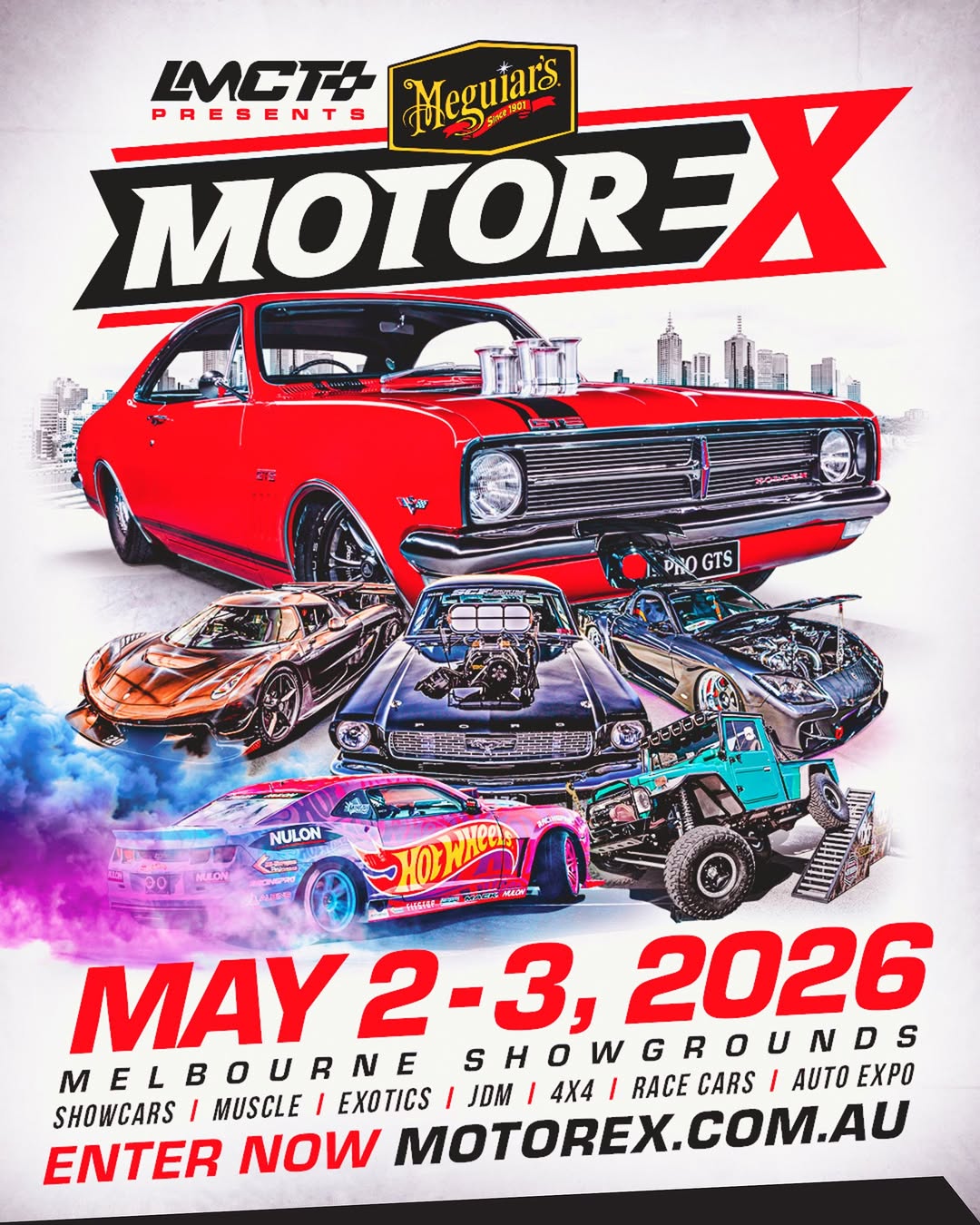 Meguiar's MotorEx — 4x4/Exotic car meet in Melbourne, VIC on Saturday 2 May 2026
