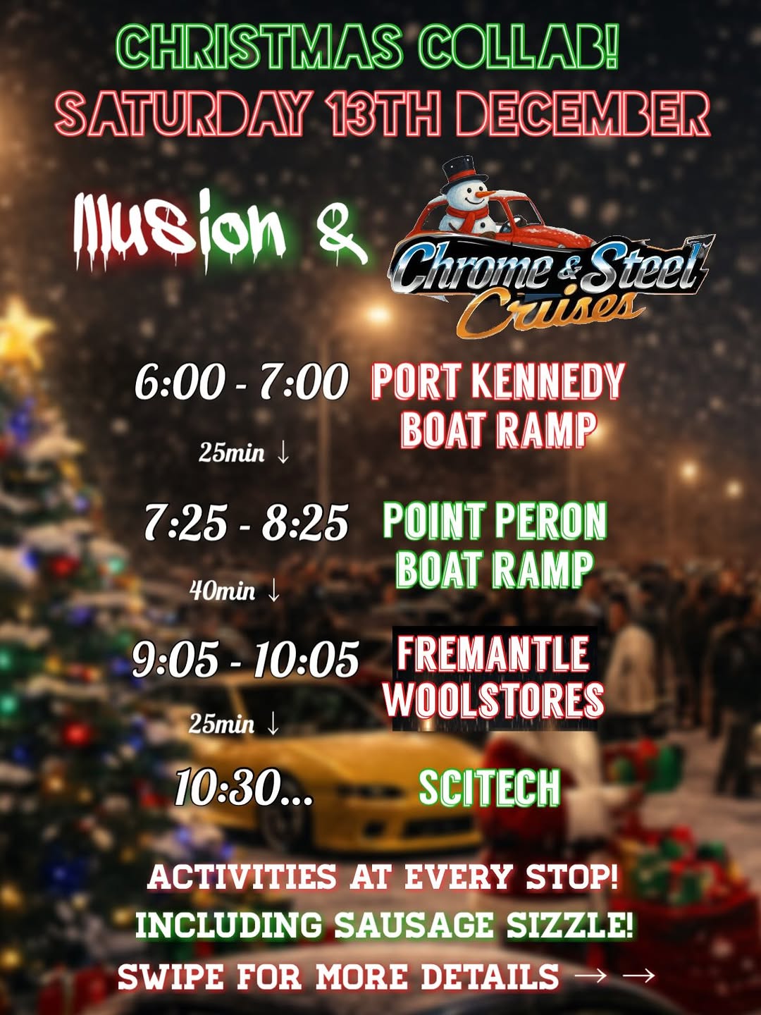 Christmas Collab! — car meet in Perth, WA on Saturday 13 December 2025