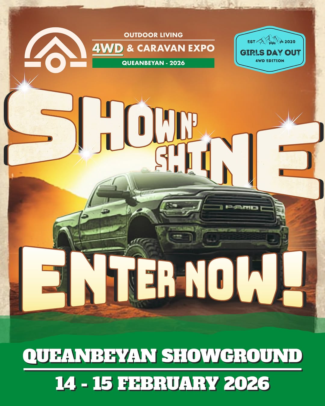 Outdoor Living 4WD & Caravan Expo (Show N' Shine) — 4x4 car meet in Sydney, NSW on Saturday 14 February 2026