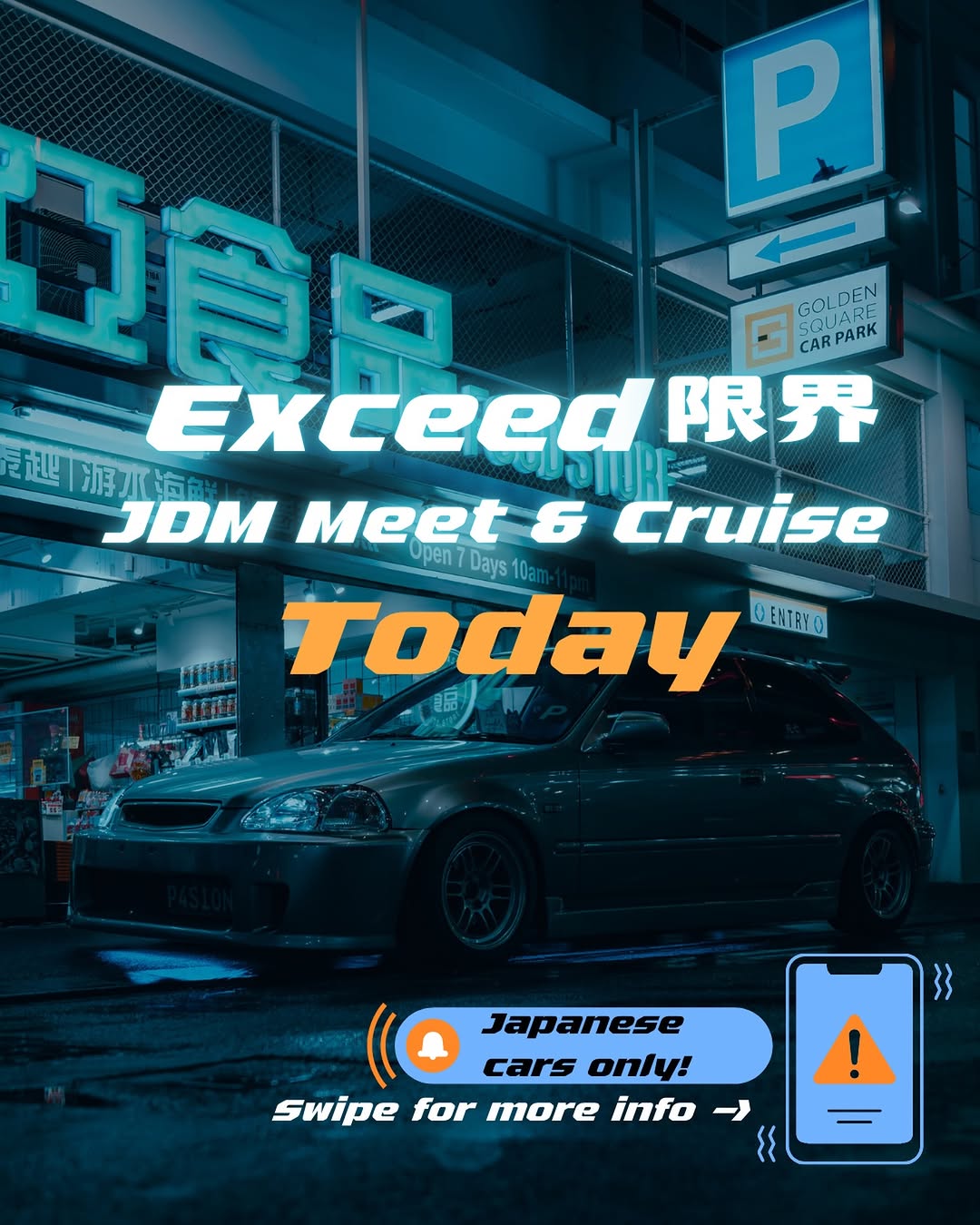 EXCEED JDM Meet & Cruise — car meet in Melbourne, VIC on Sunday 30 November 2025