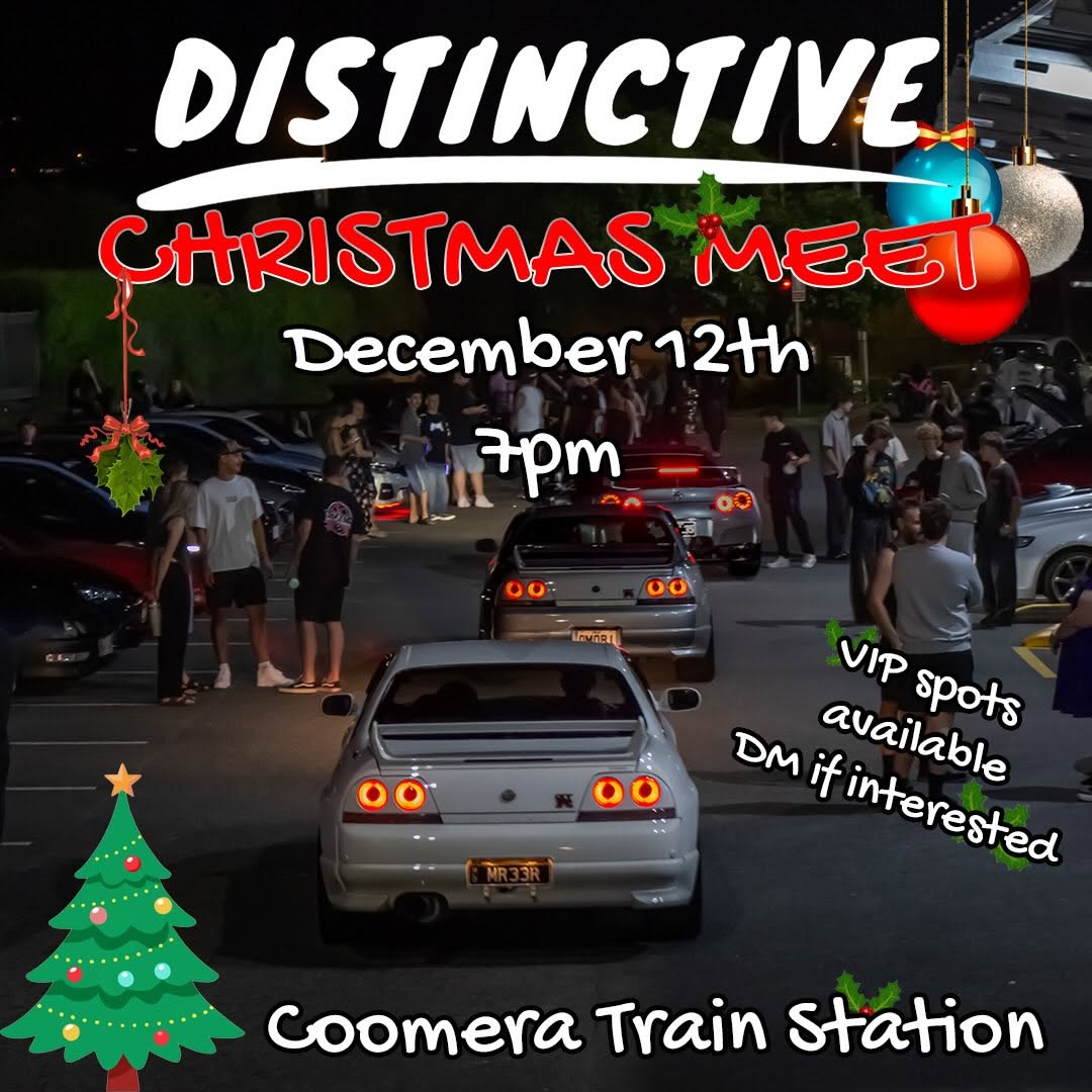 Distinctive Christmas Meet — car meet in Gold Coast, QLD on Friday 12 December 2025