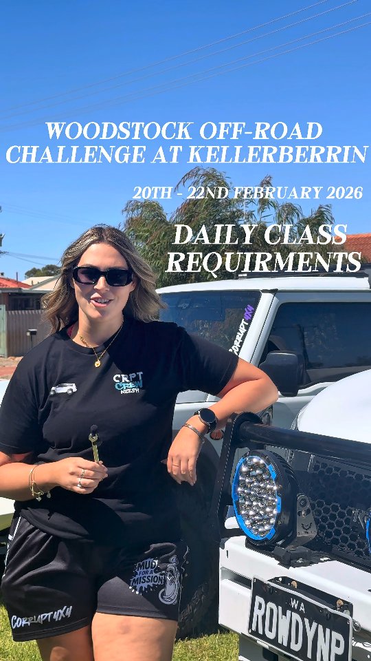 Woodstock Off-Road Challenge — 4x4 car meet in Perth, WA on Friday 20 February 2026