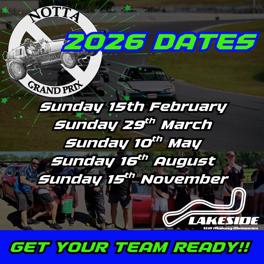 Notta Grand Prix 2026 — track day in Brisbane, QLD on Sunday 15 February 2026