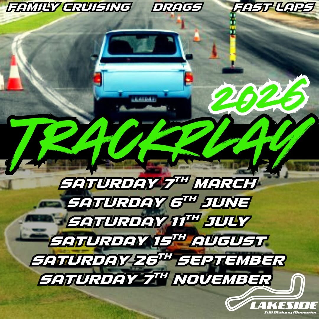 Trackplay — Muscle track day in Brisbane, QLD on Saturday 7 March 2026