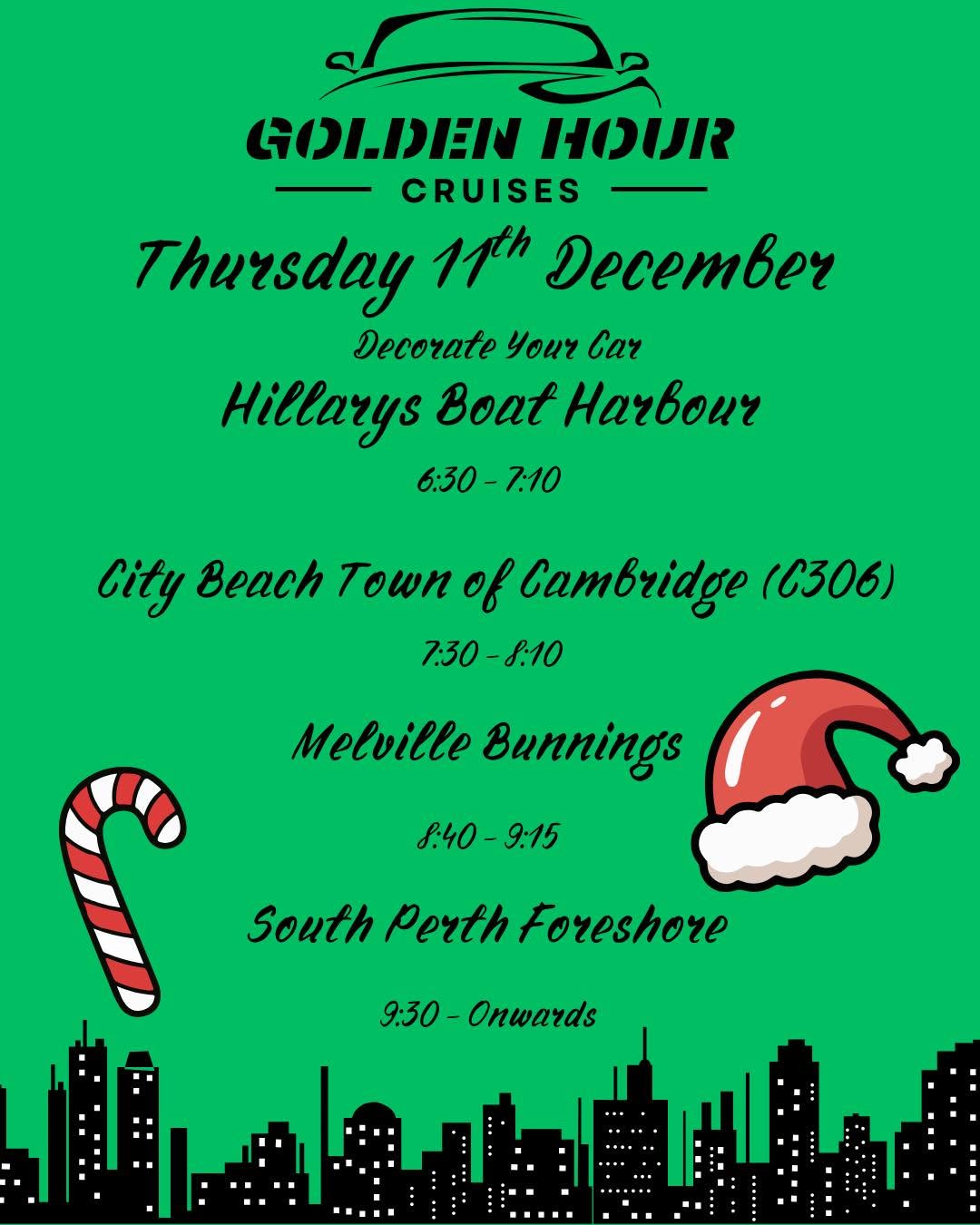 Thursday Night Cruise — car meet in Perth, WA on Thursday 11 December 2025