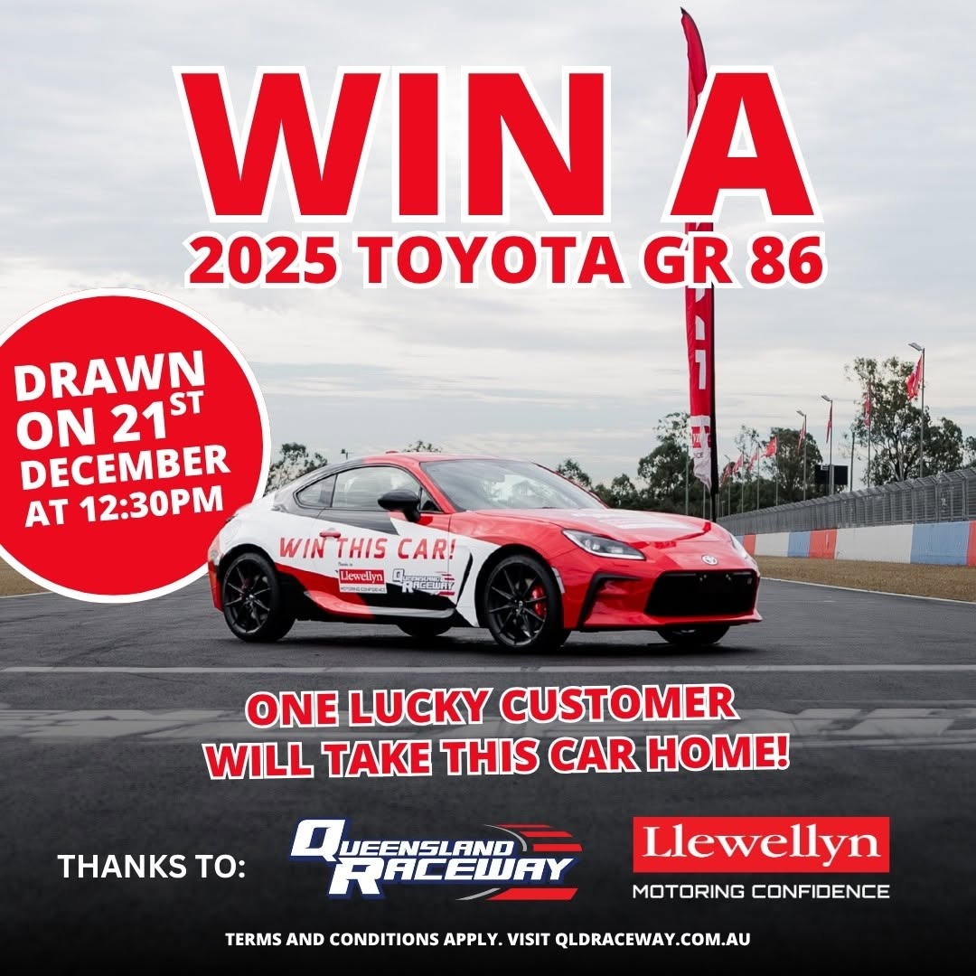 Toyota GR 86 Giveaway Draw — car meet in Brisbane, QLD on Sunday 21 December 2025