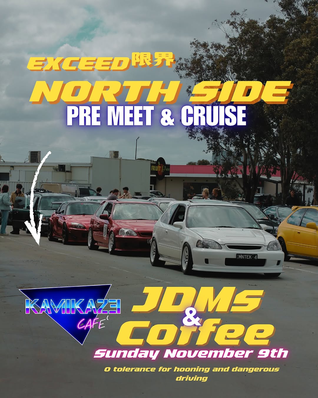 North Side Pre Meet & Cruise to JDMs & Coffee — car meet in Melbourne, VIC on Sunday 9 November 2025