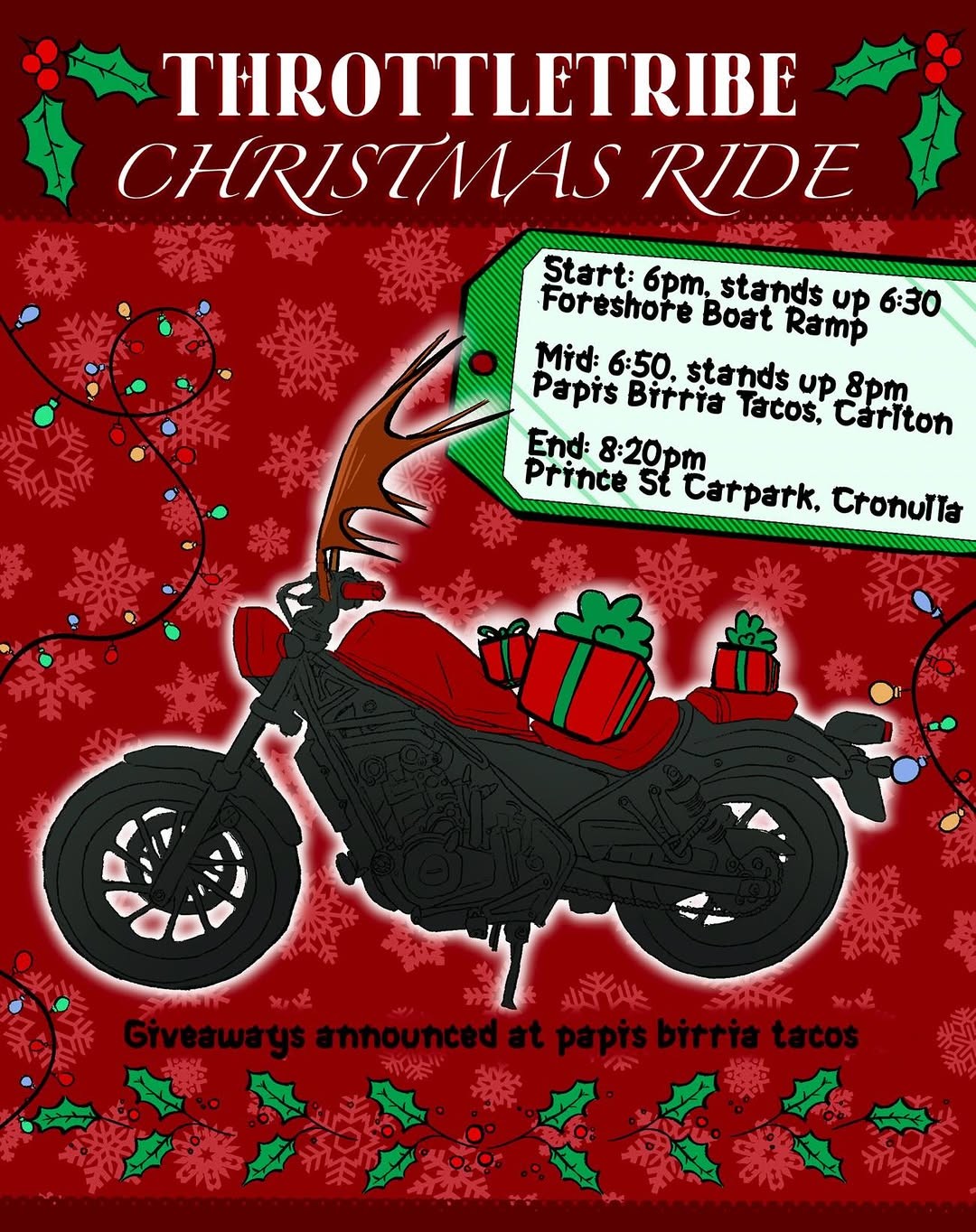 Throttle Tribe Christmas End-of-Year Meet — car meet in Sydney, NSW on Friday 19 December 2025