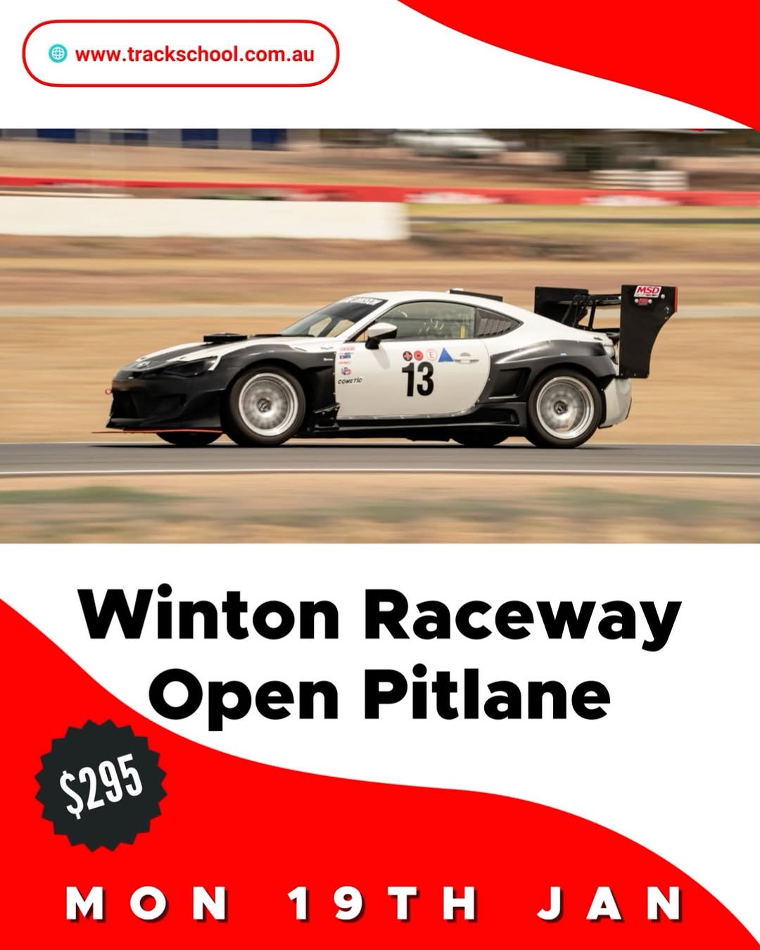 Winton Raceway Open Pitlane — track day in Melbourne, VIC on Monday 19 January 2026