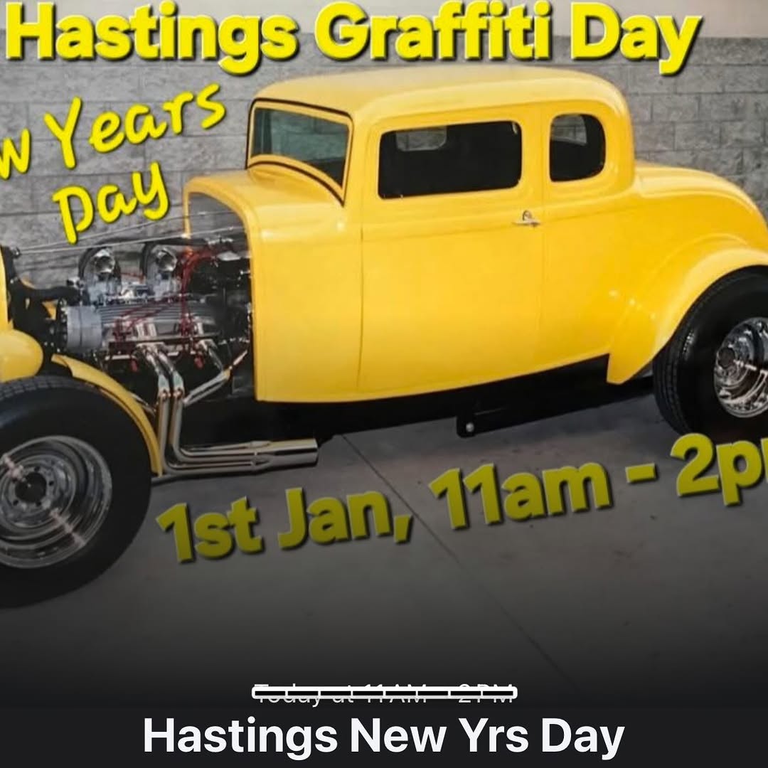 Hastings Graffiti Day — car meet in Melbourne, VIC on Thursday 1 January 2026