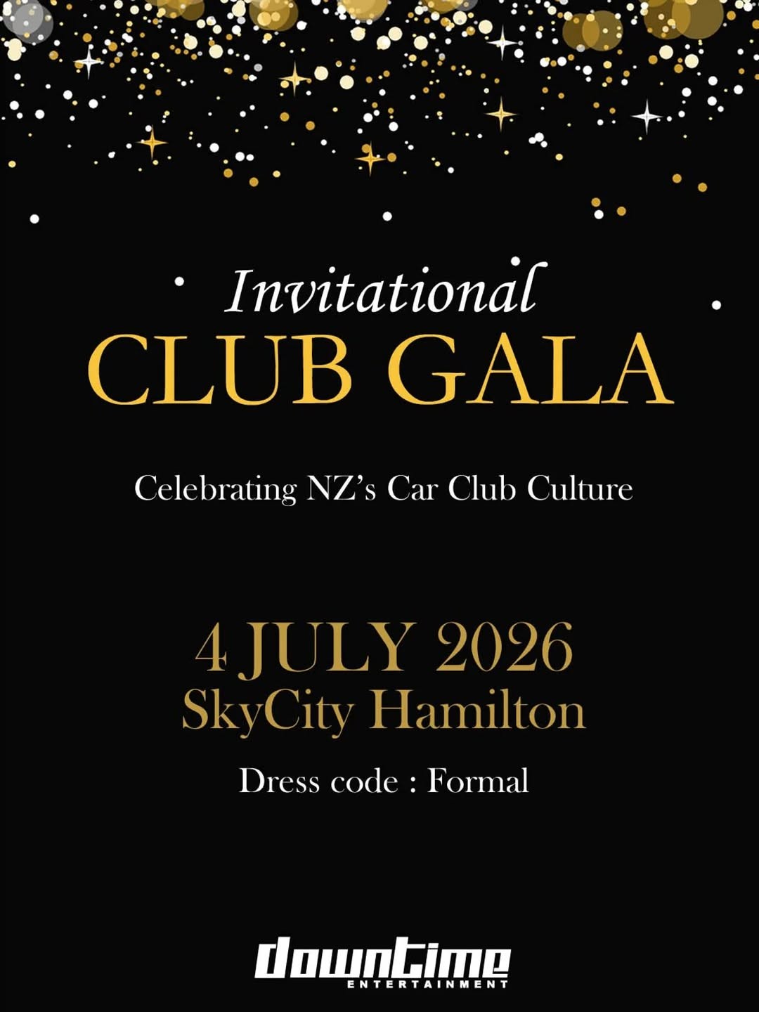 Invitational Club Gala — car meet in International on Saturday 4 July 2026