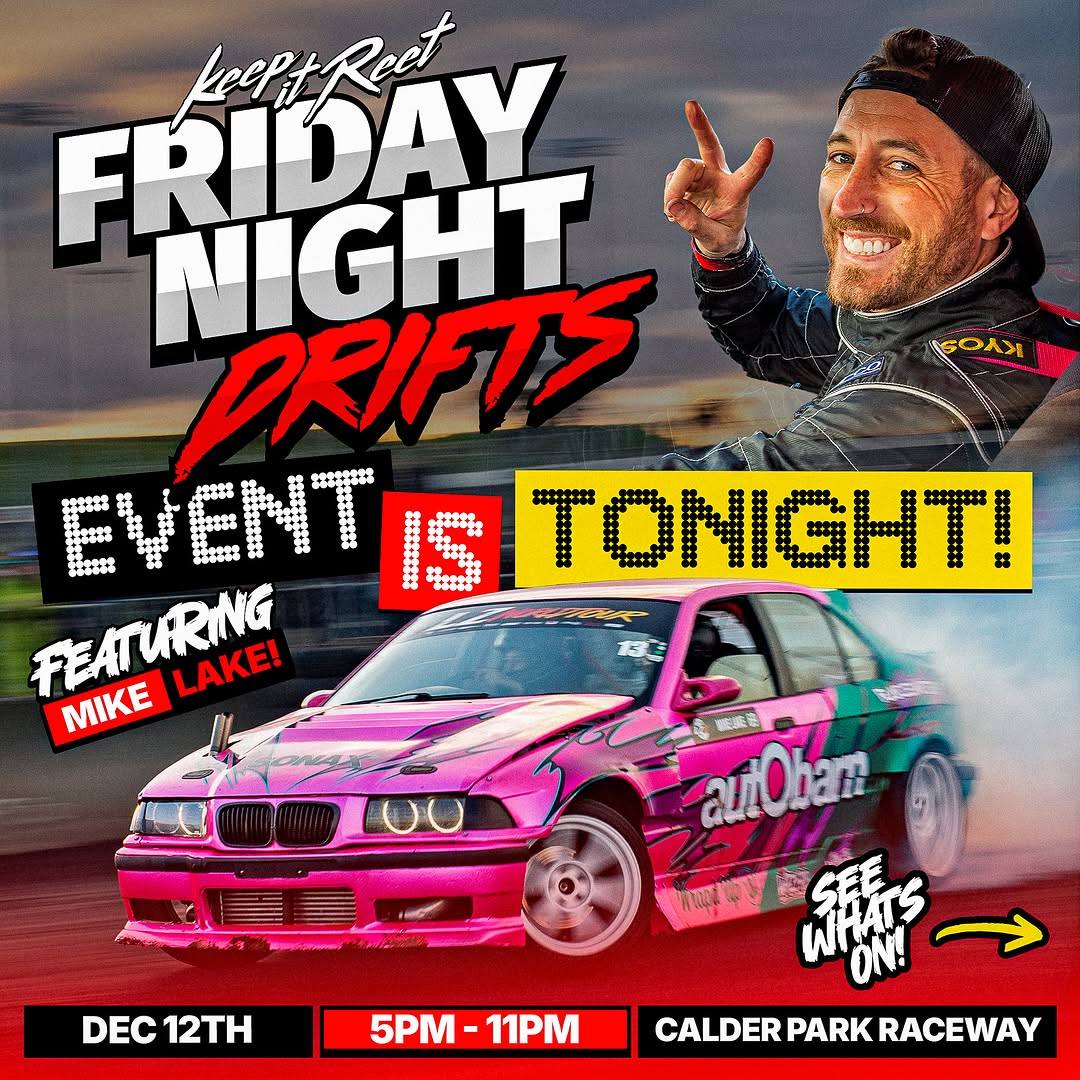 Friday Night Drifts — car meet in Melbourne, VIC on Friday 12 December 2025
