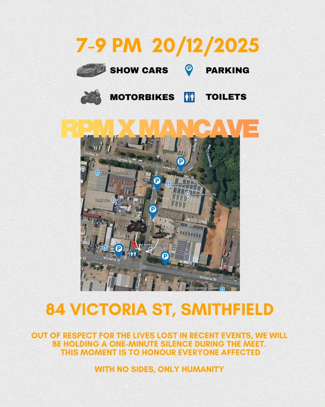 RPM X Mancave — car meet in Sydney, NSW on Saturday 20 December 2025