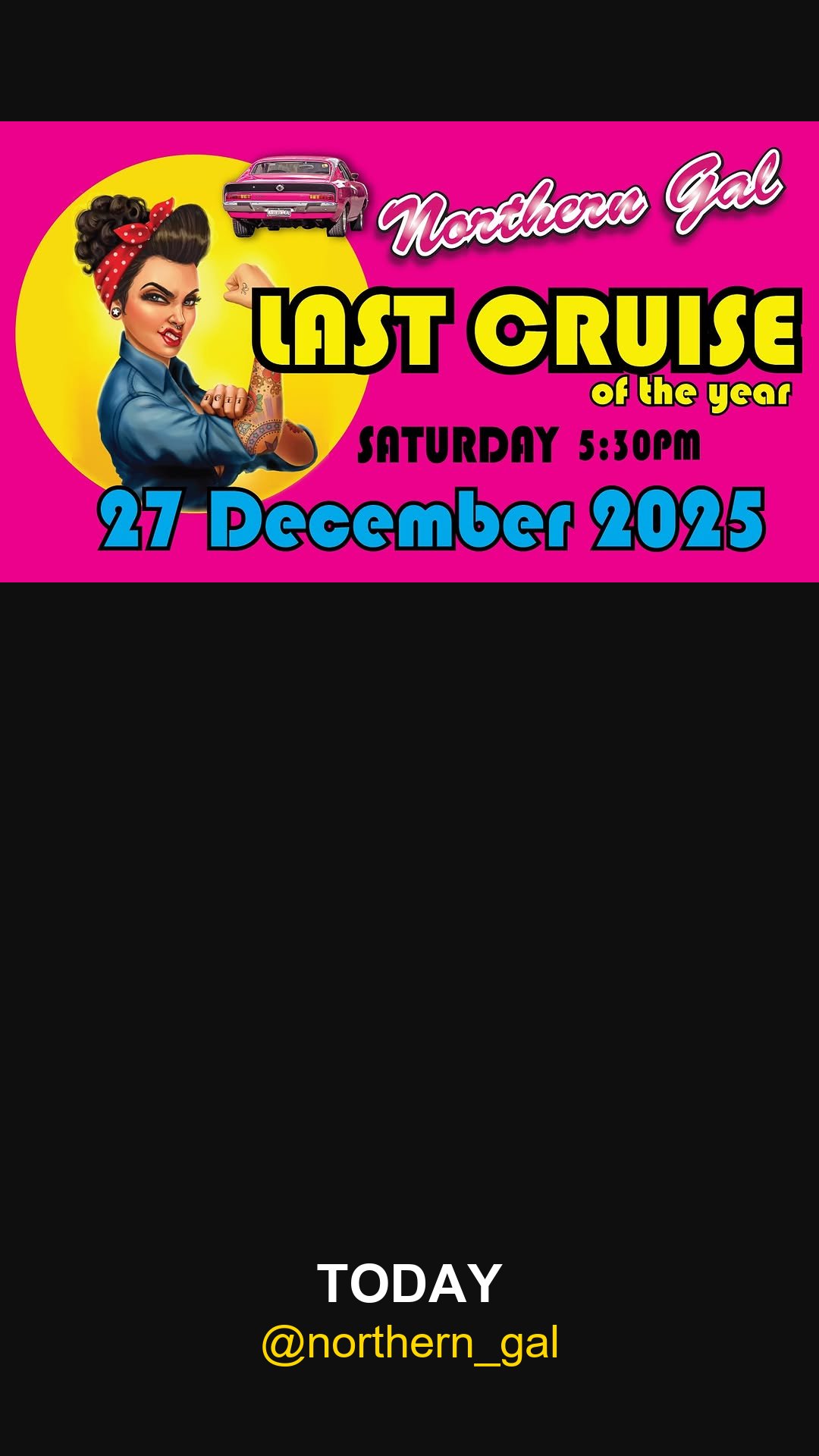 Northern Gal Last Cruise of the Year — car meet in Melbourne, VIC on Saturday 27 December 2025