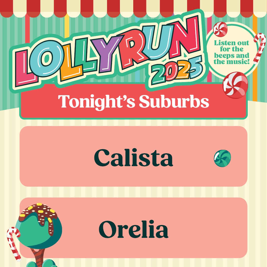 Lolly Run 2025 — car meet in Perth, WA on Friday 19 December 2025