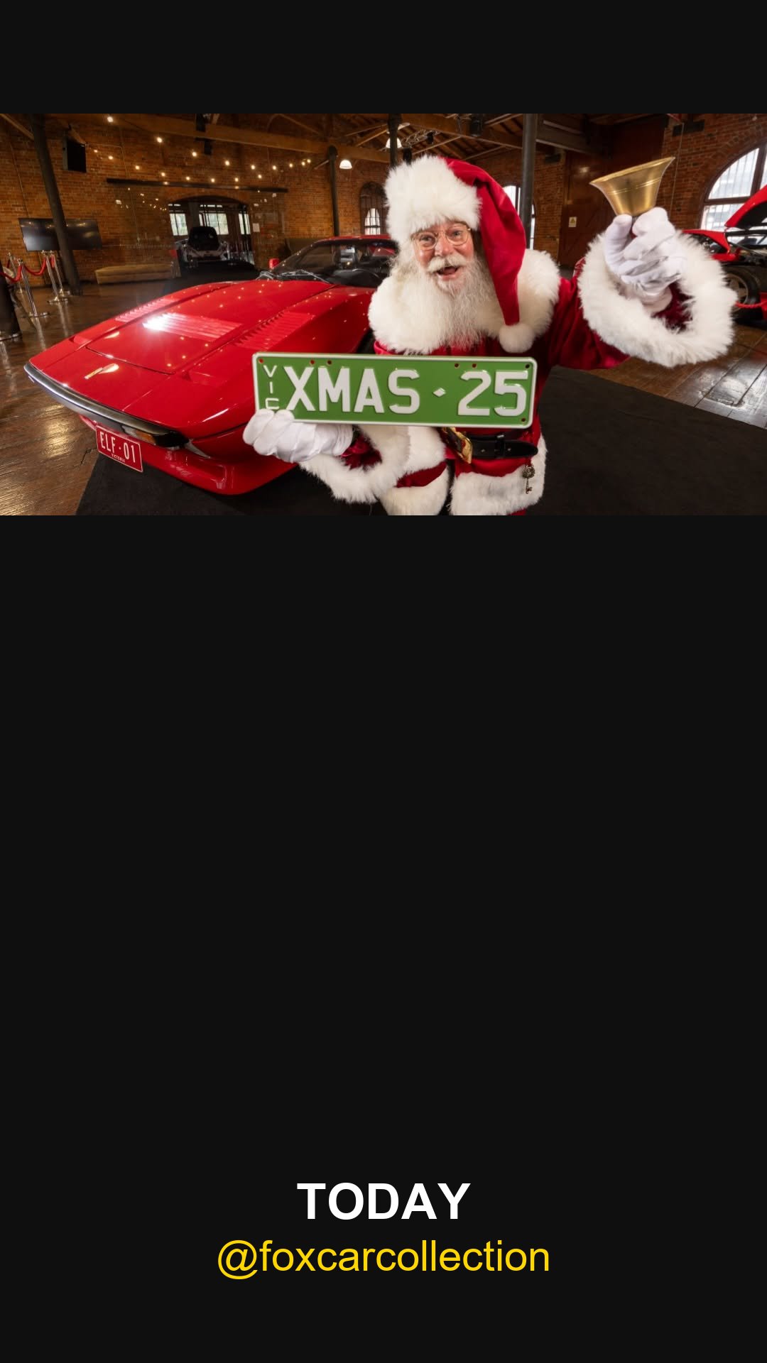 Santa at the Fox Car Collection — car meet in Melbourne, VIC on Thursday 25 December 2025