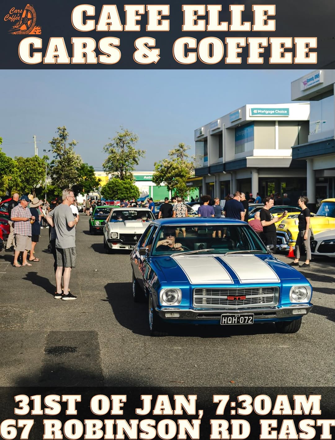 Cafe Elle Cars & Coffee — car meet in Brisbane, QLD on Saturday 31 January 2026