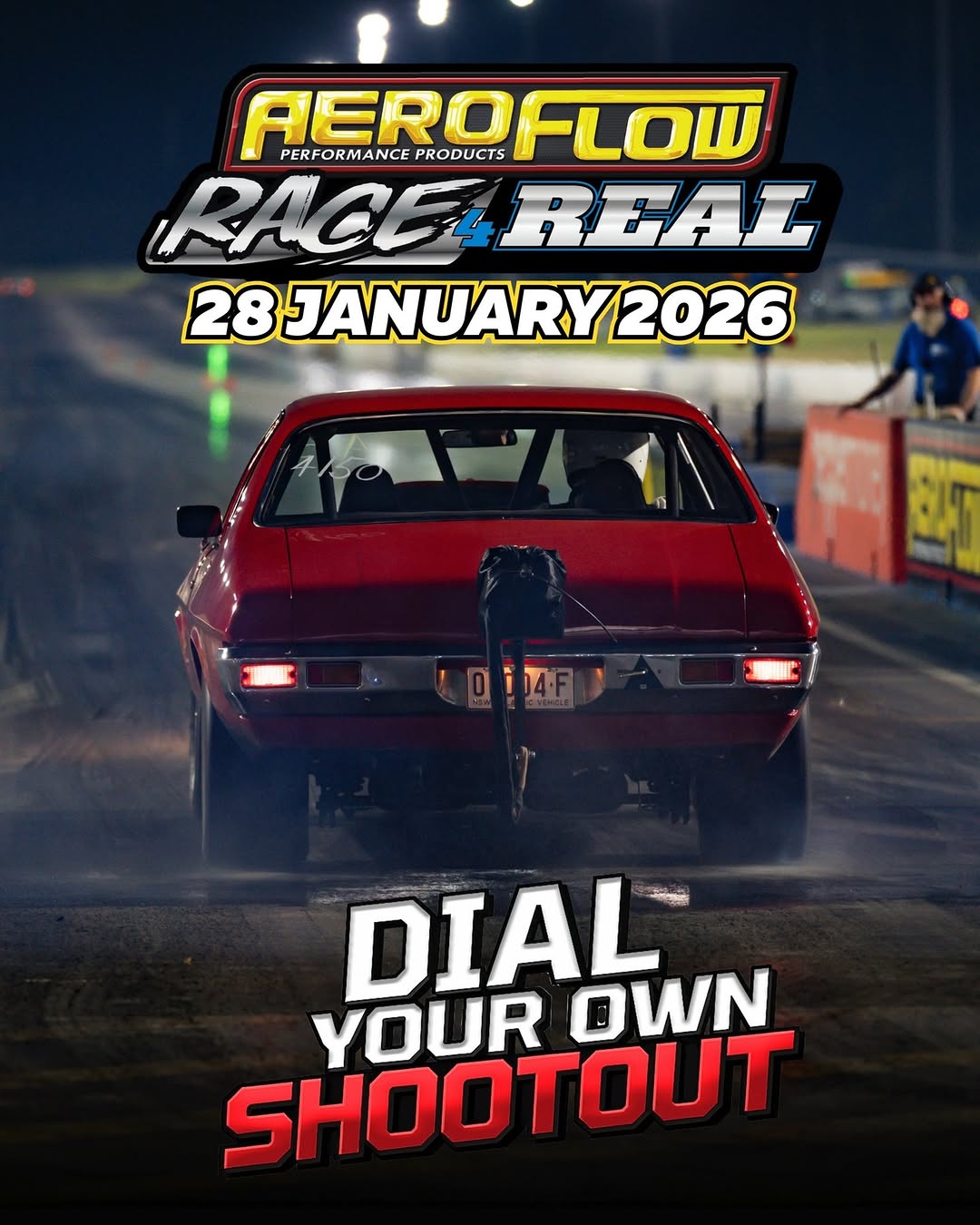 Aeroflow Race 4 Real — Muscle track day in Sydney, NSW on Wednesday 28 January 2026