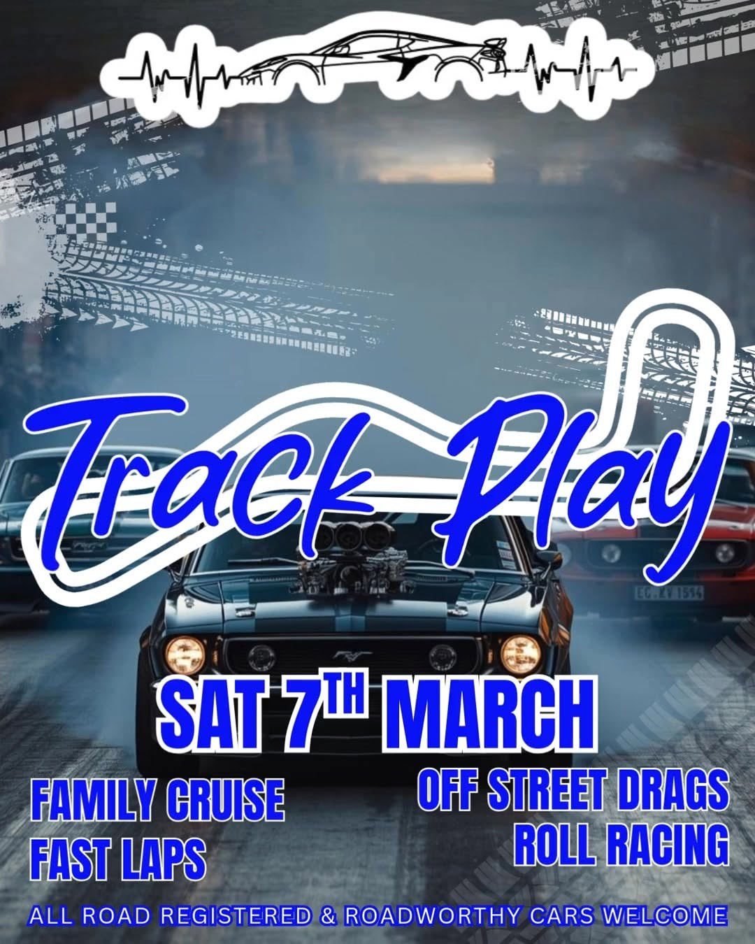 Track Play — Muscle track day in Brisbane, QLD on Saturday 7 March 2026