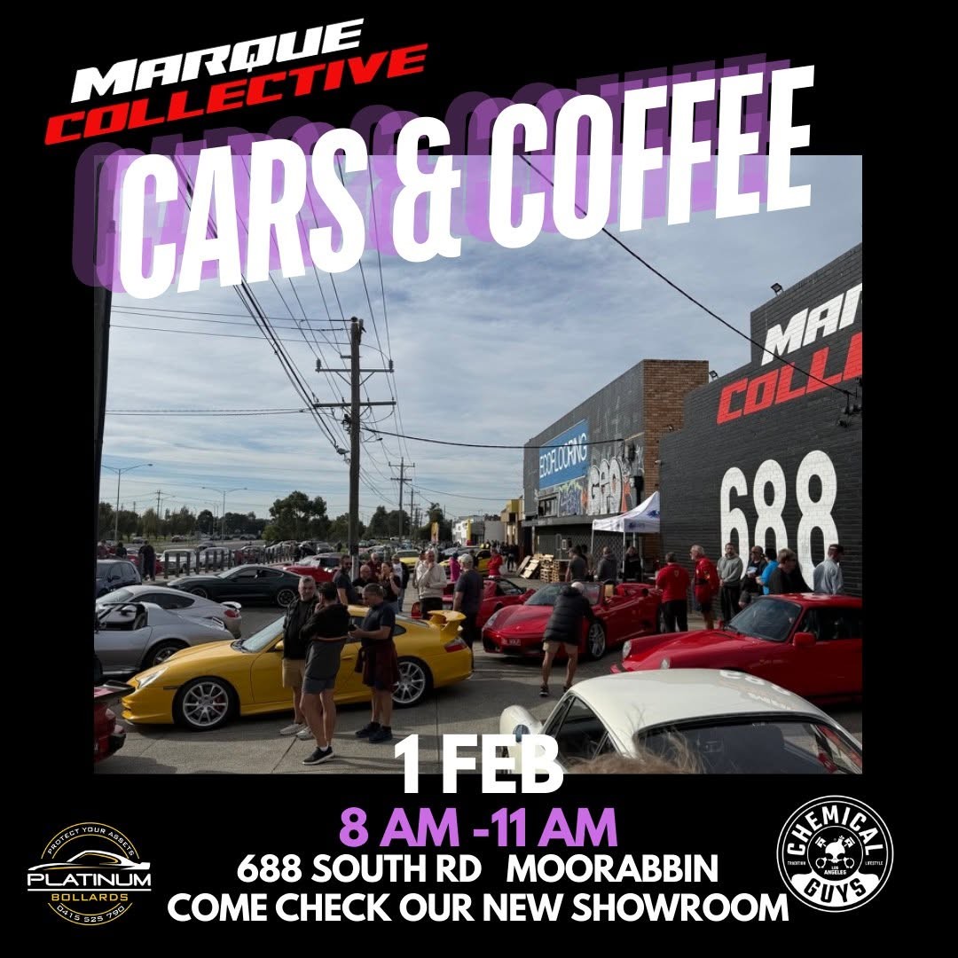 Cars & Coffee — car meet in Melbourne, VIC on Sunday 1 February 2026