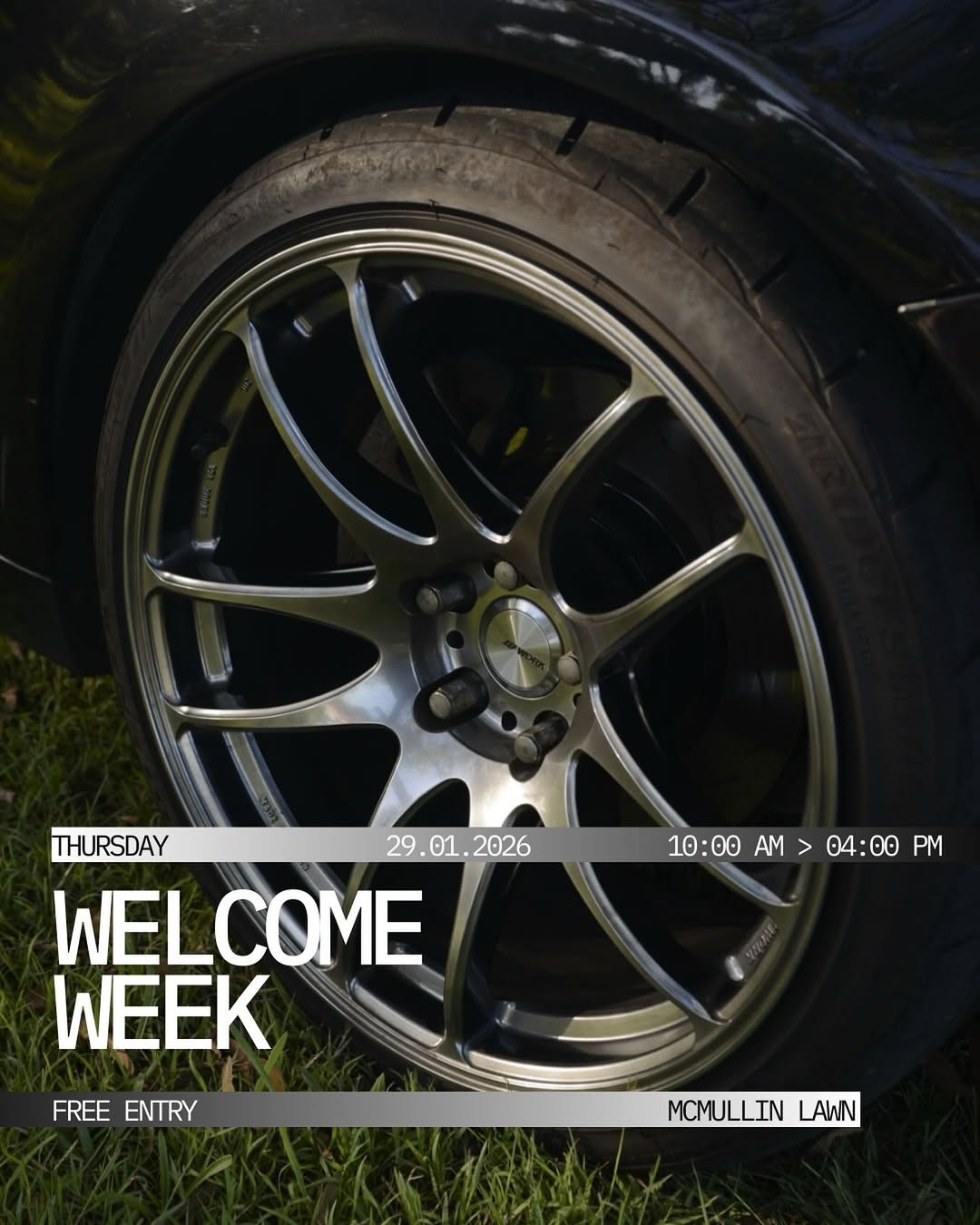 Welcome Week — car meet in Sydney, NSW on Thursday 29 January 2026