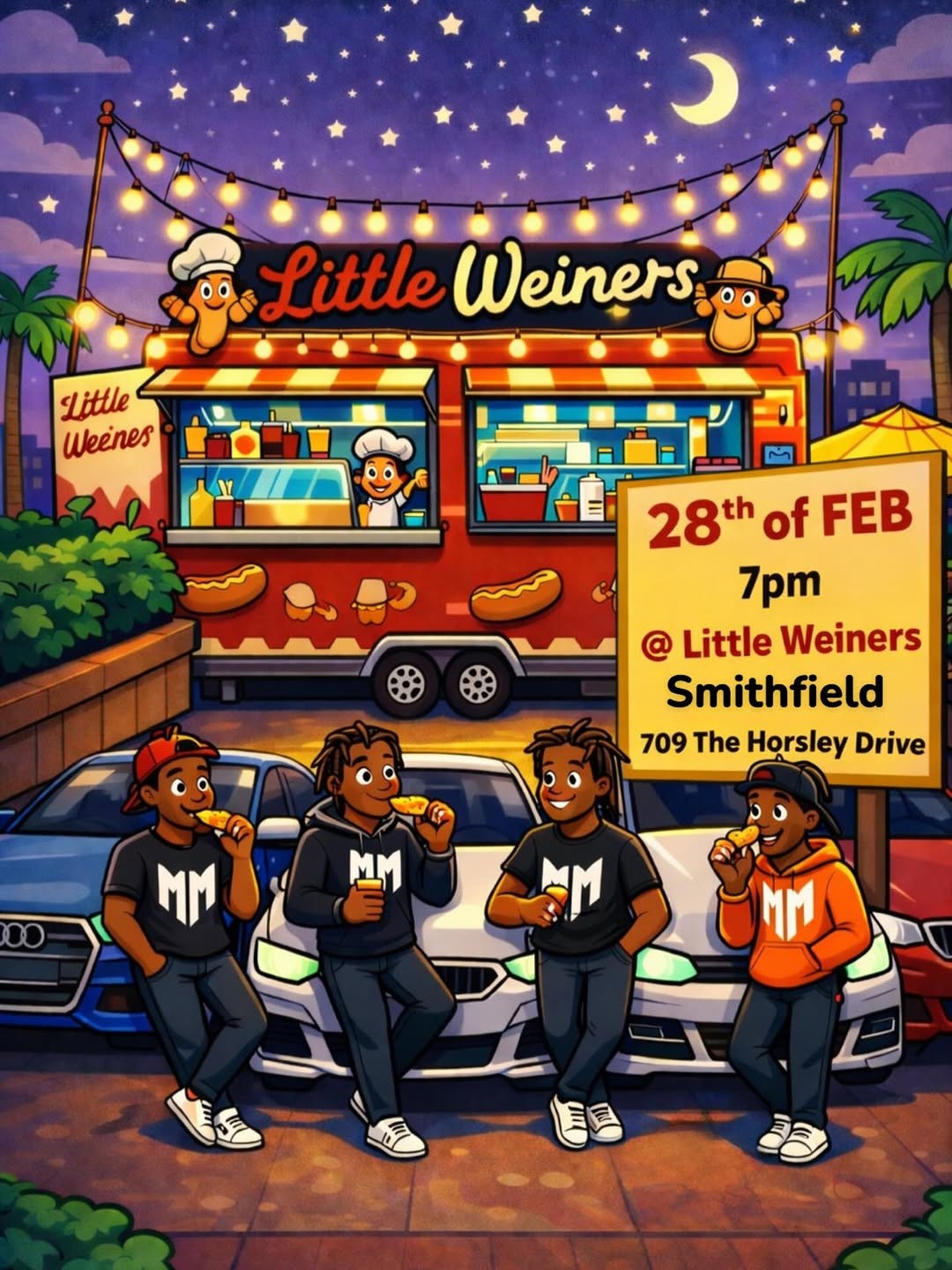 Meet at Little Weiners — Euro car meet in Sydney, NSW on Saturday 28 February 2026