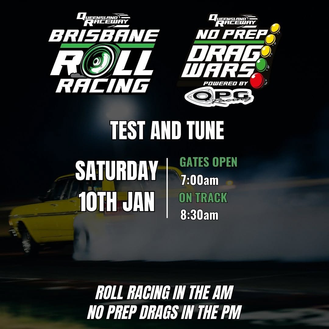 Test and Tune — track day in Brisbane, QLD on Saturday 10 January 2026