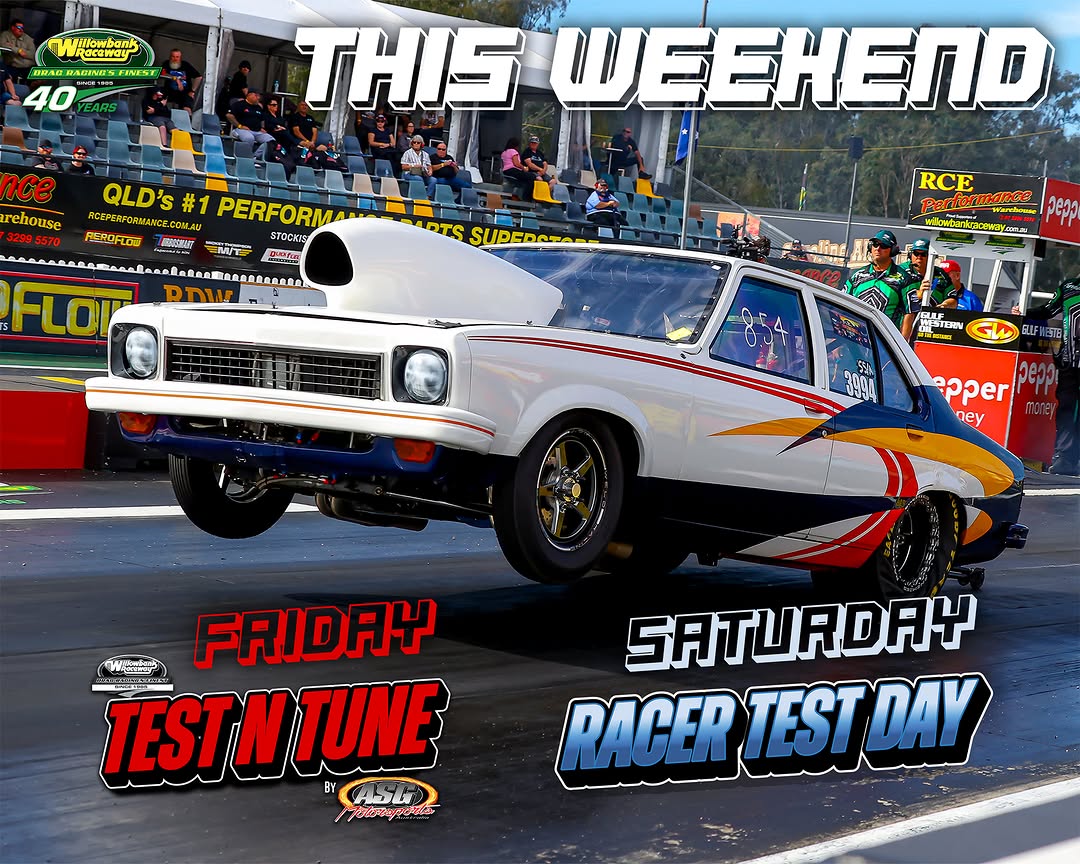 Test N Tune & Racer Test Day — track day in Brisbane, QLD on Friday 9 January 2026
