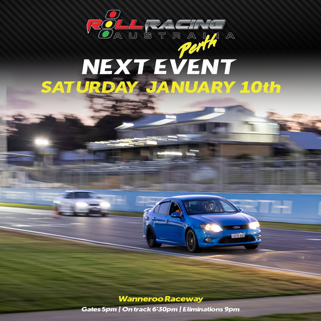 Roll Racing Perth — track day in Perth, WA on Saturday 10 January 2026