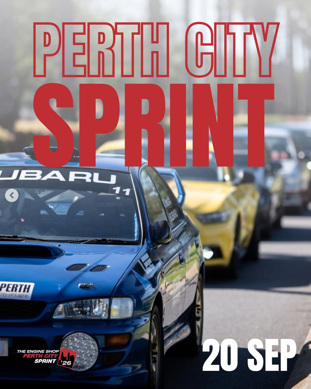 The Engine Shop Perth City Sprint — track day in Perth, WA on Sunday 20 September 2026