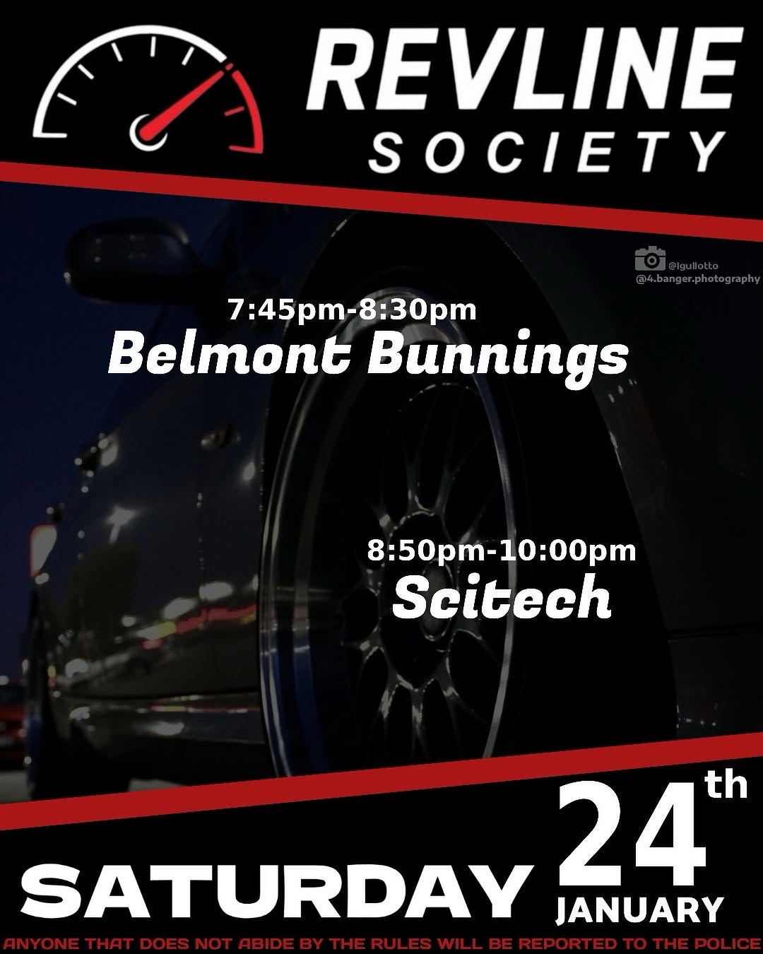 Revline Society January Meet — car meet in Perth, WA on Saturday 24 January 2026