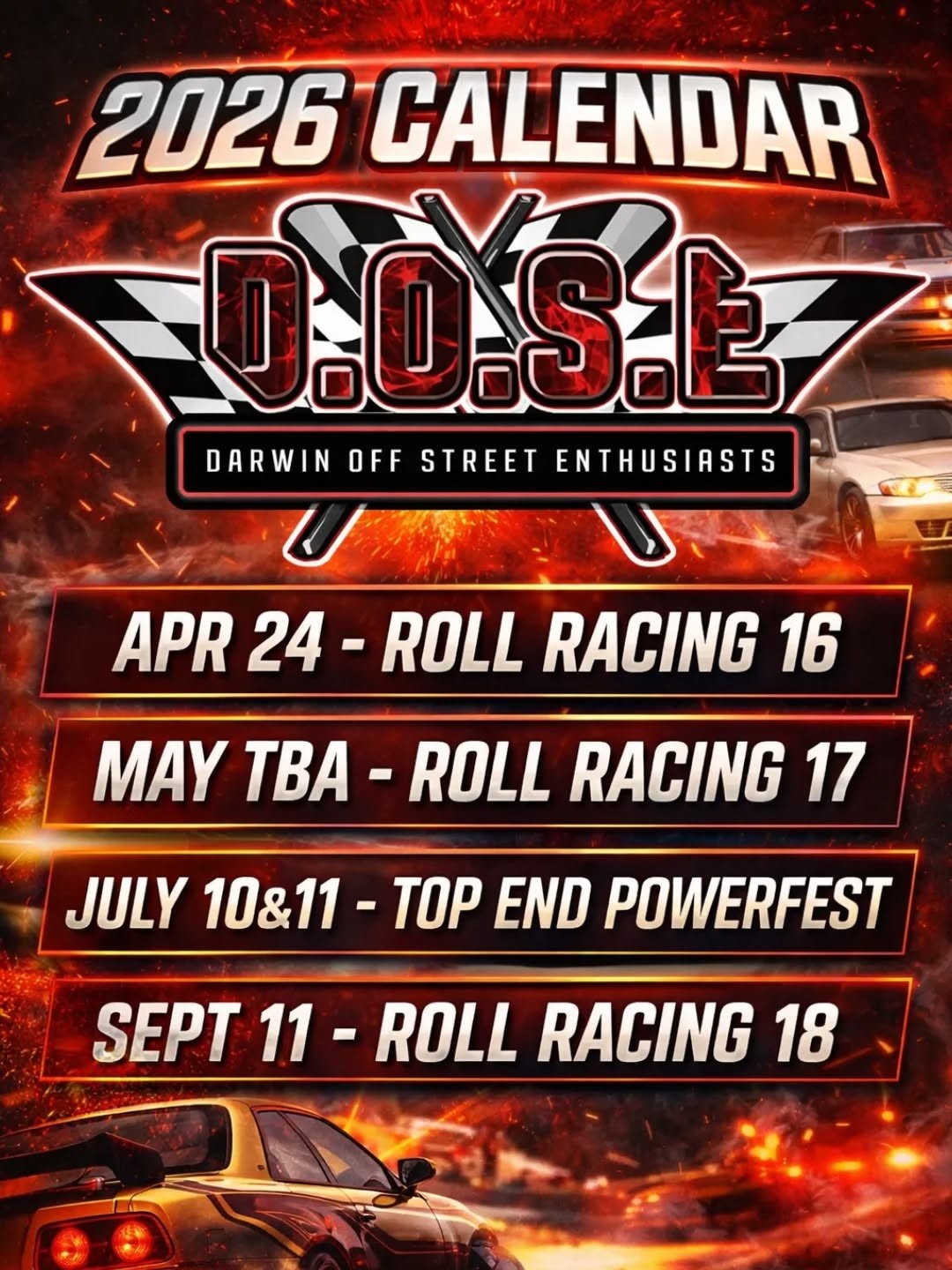Top End Powerfest flyer — NT