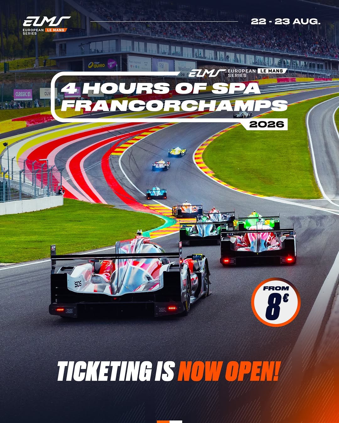 4 Hours of Spa Francorchamps flyer — International
