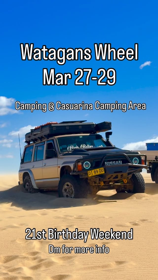 Watagans Wheel — 4x4 car meet in Sydney, NSW on Friday 27 March 2026