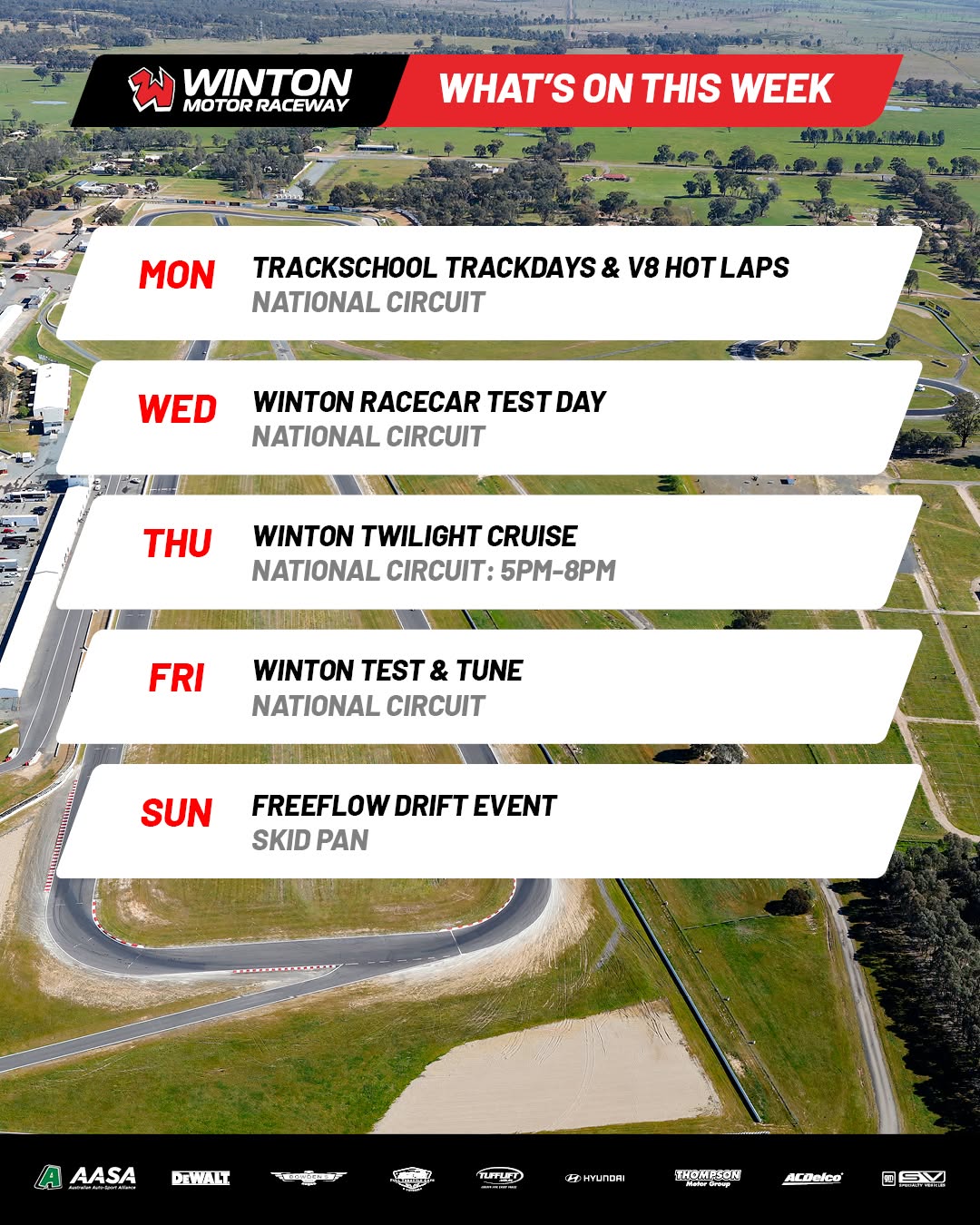 Winton Twilight Cruise — car meet in Melbourne, VIC on Thursday 22 January 2026