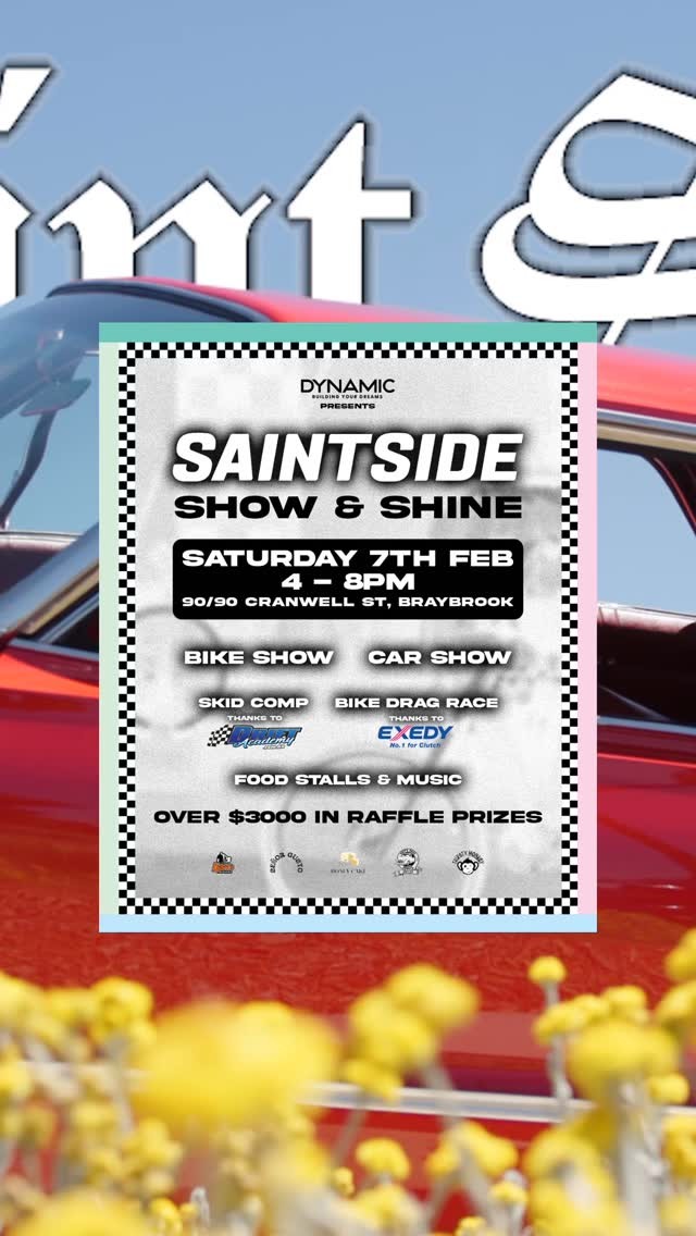 Saint Side Show & Shine — JDM car meet in Melbourne, VIC on Saturday 7 February 2026