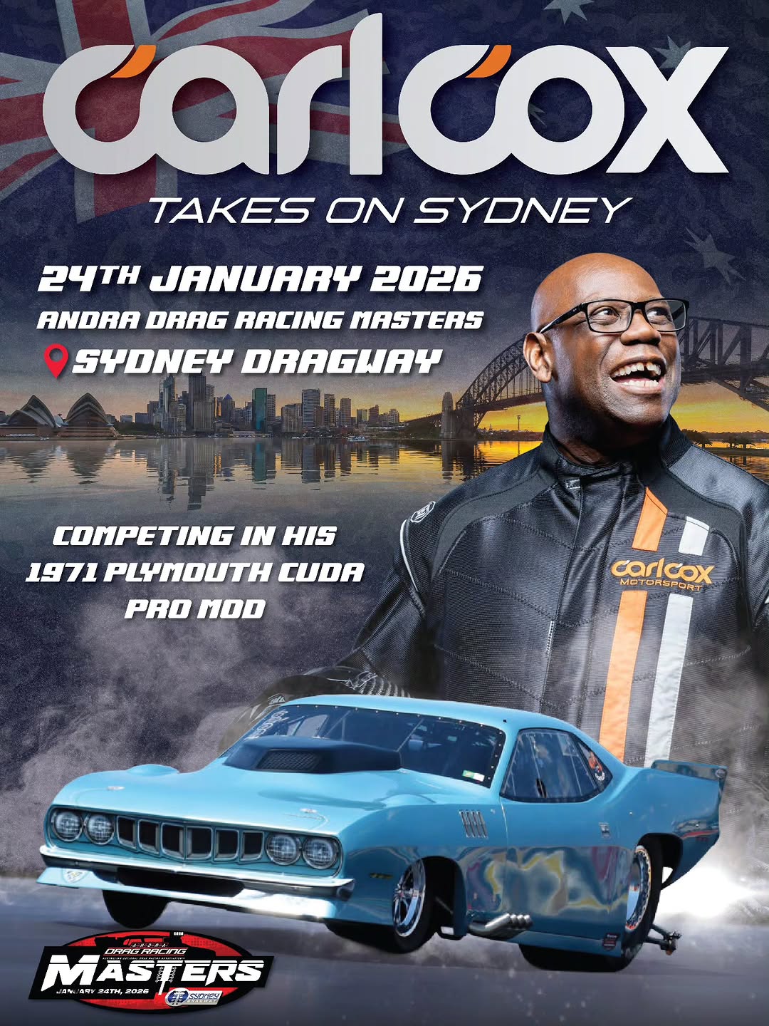 ANDRA Drag Racing Masters — spectator event in Sydney, NSW on Saturday 24 January 2026