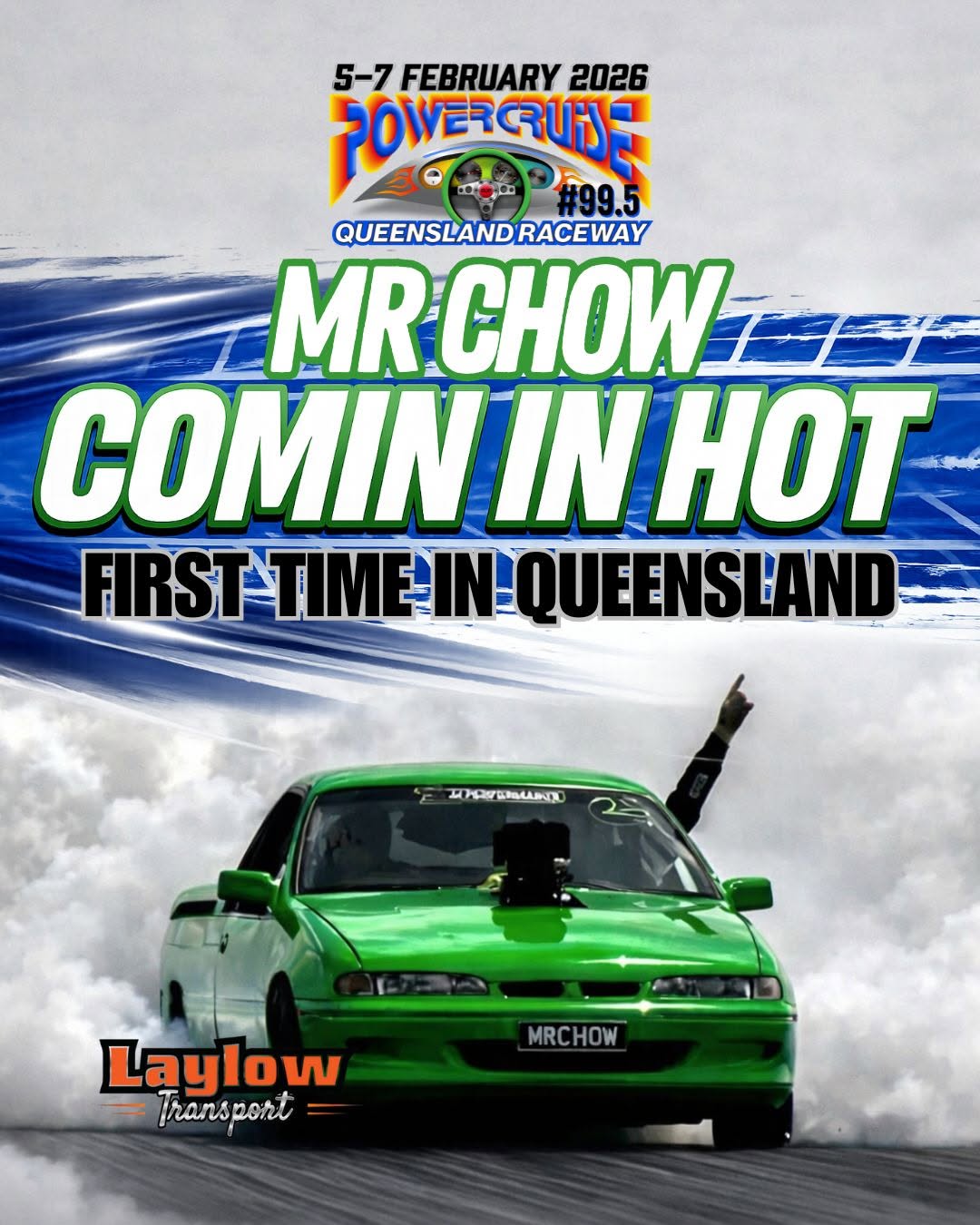 Powercruise #99.5 — spectator event in Brisbane, QLD on Thursday 5 February 2026