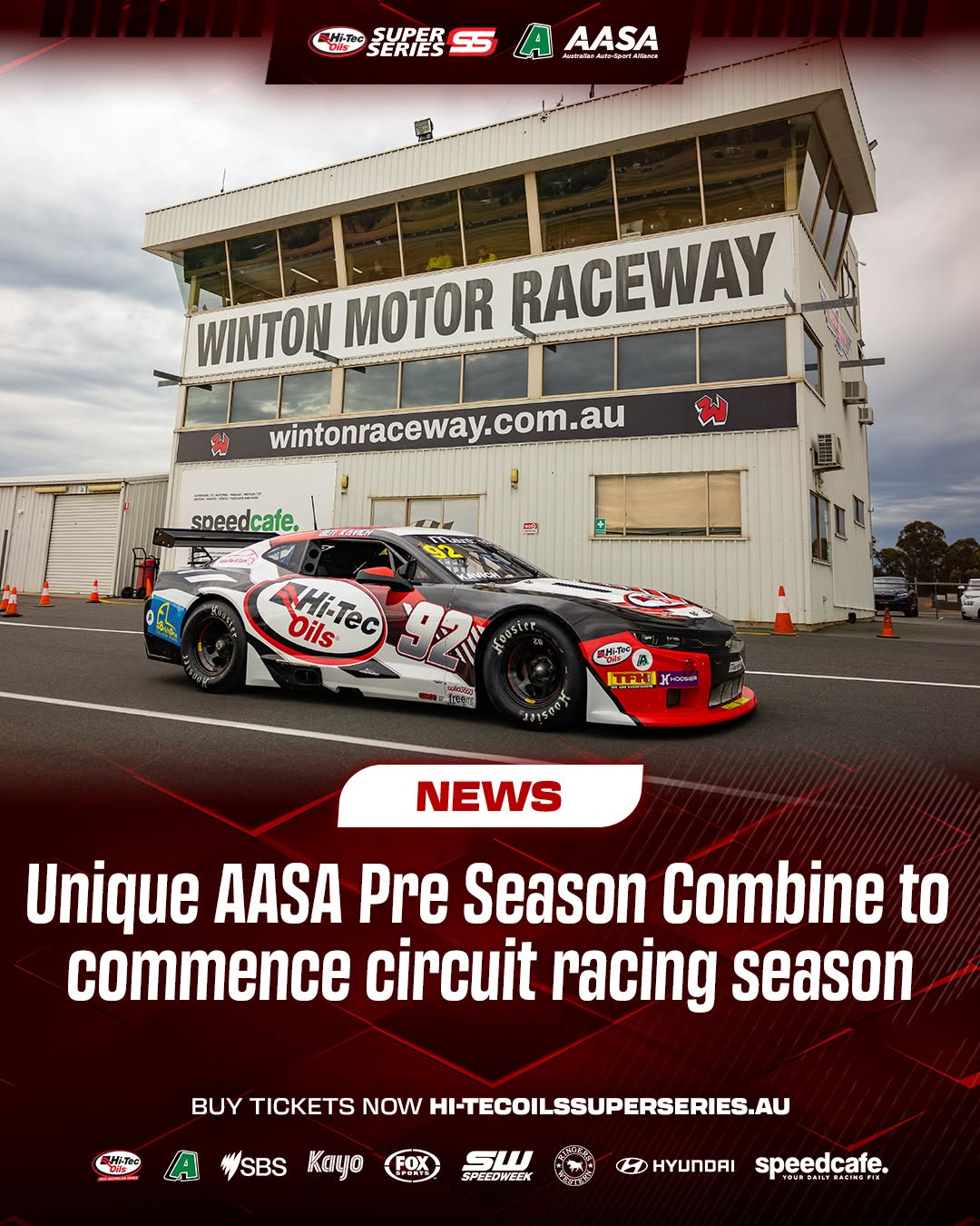 AASA Pre-Season Combine — spectator event in Melbourne, VIC on Wednesday 18 February 2026