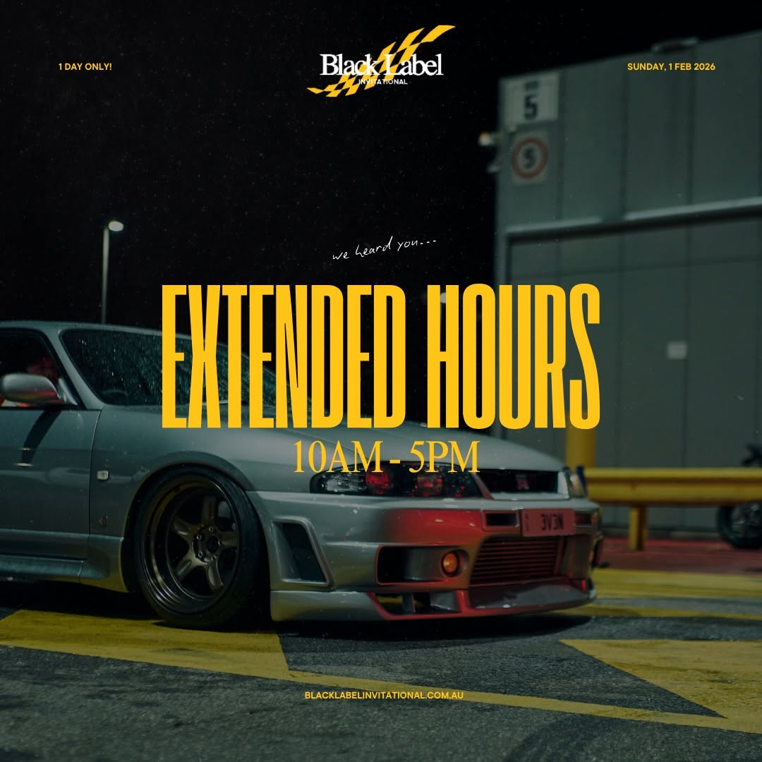 Black Label Invitational — Euro/JDM spectator event in Melbourne, VIC on Sunday 1 February 2026
